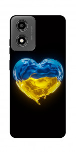 Чохол Серце України для Motorola Moto E14