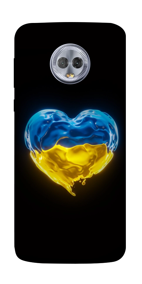 Чохол Серце України для Motorola Moto G6 Plus