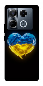 Чехол Серце України для Infinix Note 40 Pro 4G