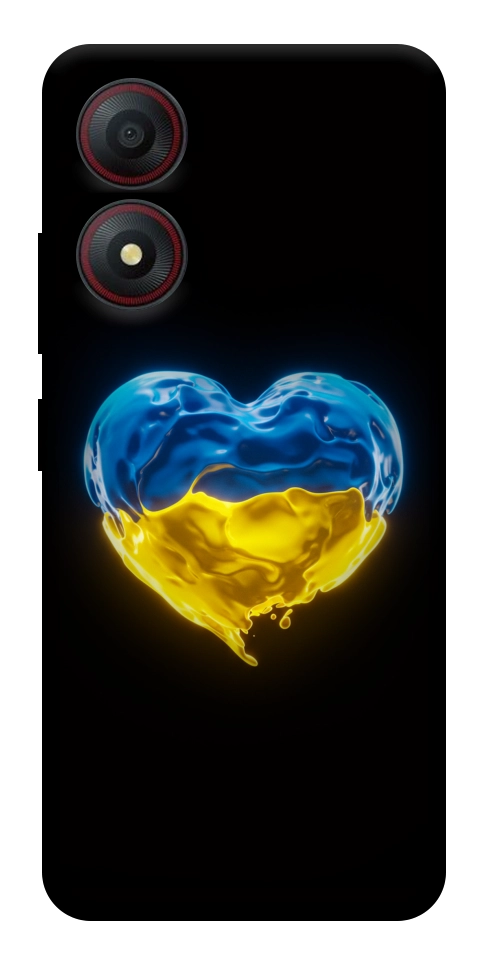 Чехол Серце України для ZTE Blade A34 4G