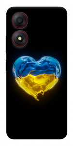 Чехол Серце України для ZTE Blade A34 4G