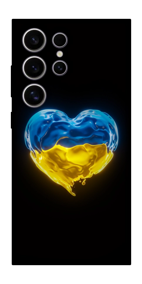 Чехол Серце України для Galaxy S25 Ultra