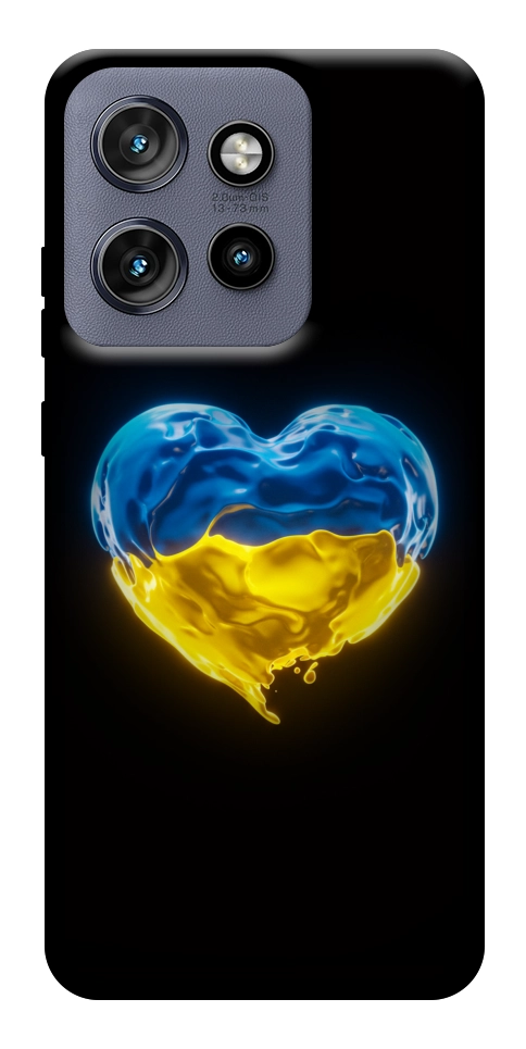 Чехол Серце України для Motorola Edge 50 Neo