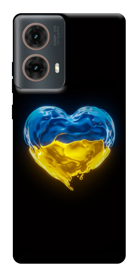 Чехол Серце України для Motorola Moto G85