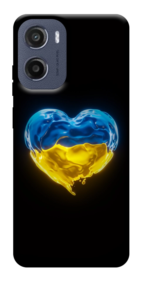 Чехол Серце України для Motorola Moto E15
