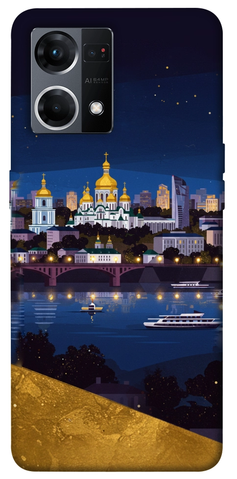 Чохол Вечірній Київ для Oppo Reno 7 4G