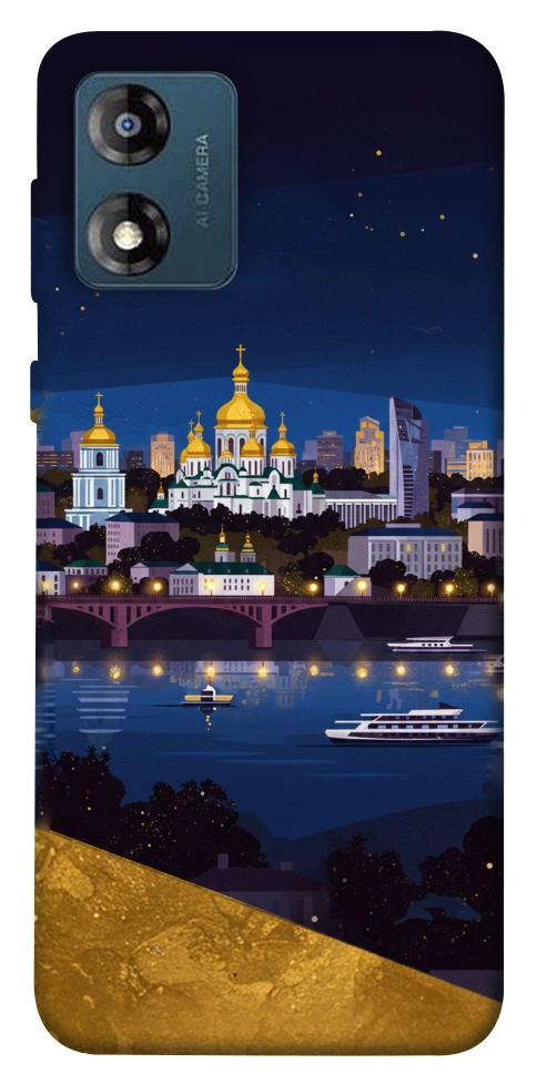 Чехол Вечірній Київ для Motorola Moto E13