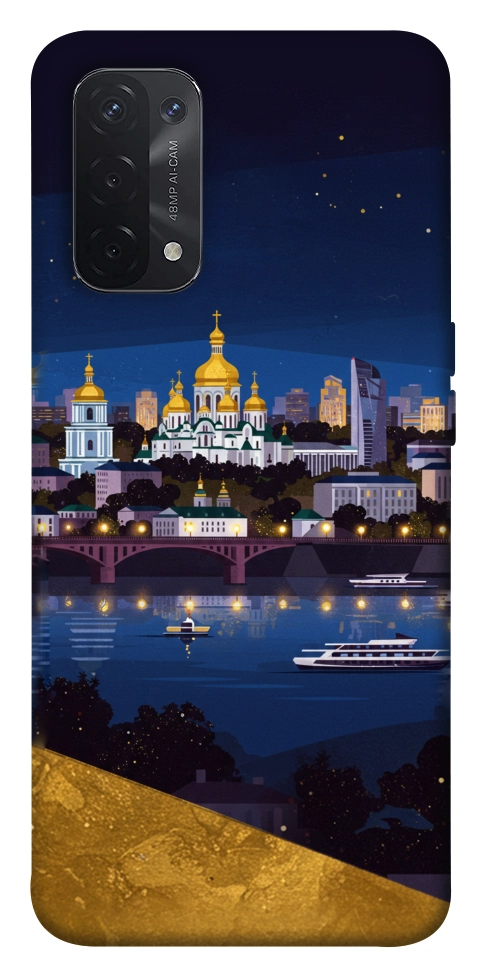 Чехол Вечірній Київ для Oppo A74 5G