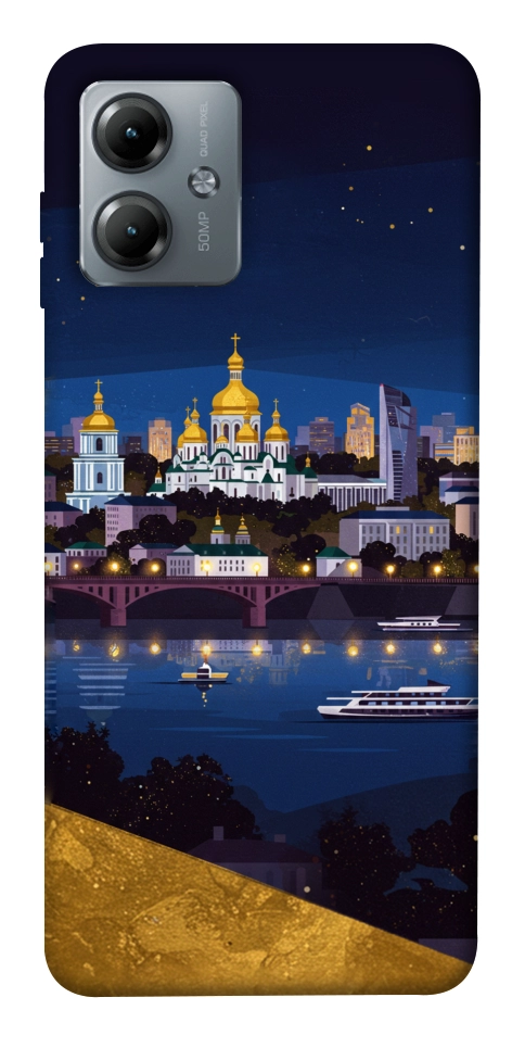 Чохол Вечірній Київ для Motorola Moto G14