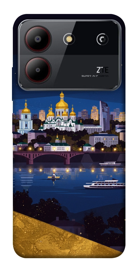 Чехол Вечірній Київ для ZTE Blade A54 4G
