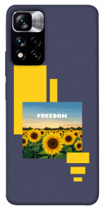 Чехол Квітуча свобода для Xiaomi Redmi Note 11 5G