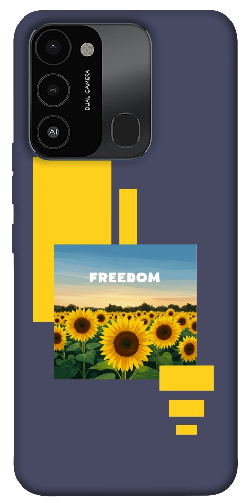 Чохол Квітуча свобода для TECNO Spark 8C