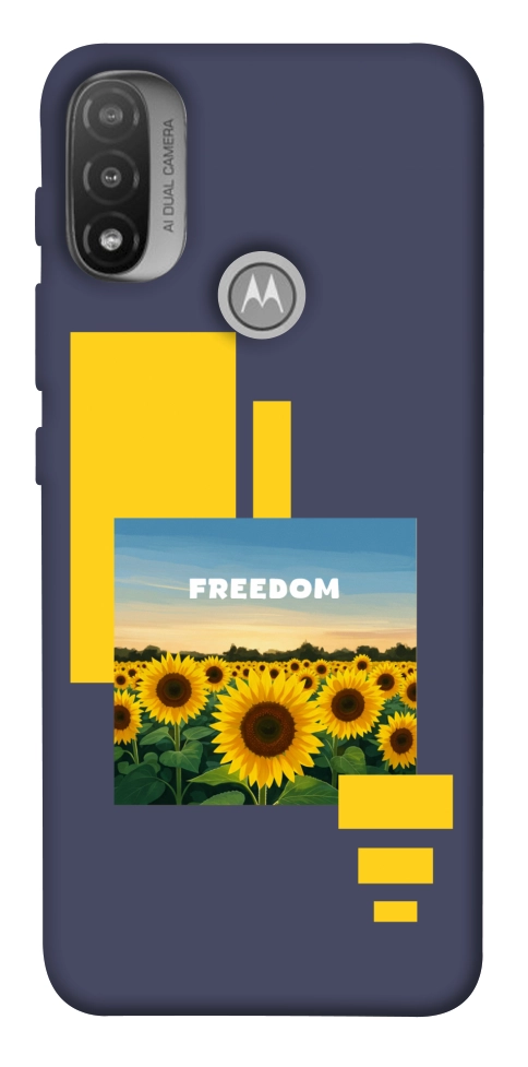 Чохол Квітуча свобода для Мotorola Moto E20