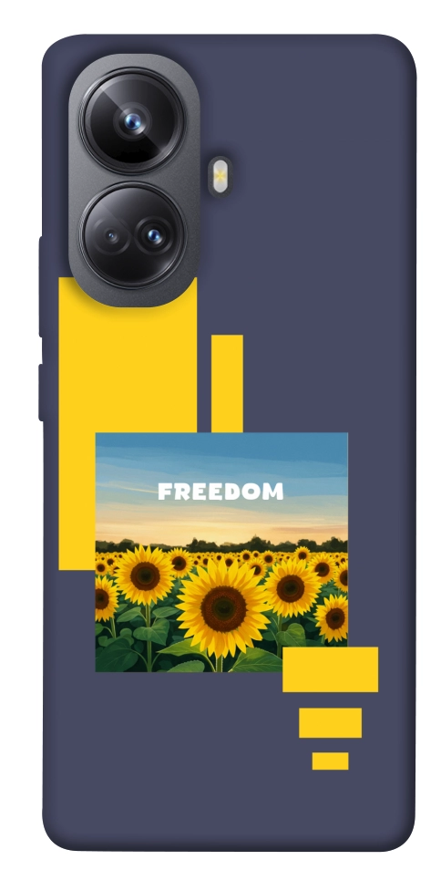 Чехол Квітуча свобода для Realme 10 Pro+