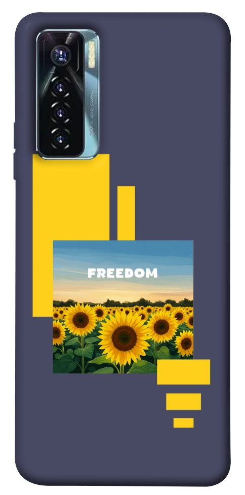 Чехол Квітуча свобода для TECNO Camon 17 Pro