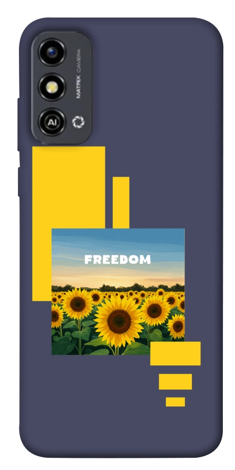 Чохол Квітуча свобода для ZTE Blade A53