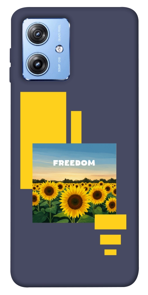Чехол Квітуча свобода для Motorola Moto G84