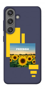 Чохол Квітуча свобода для Galaxy S24+