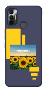 Чехол Квітуча свобода для TECNO Spark 7
