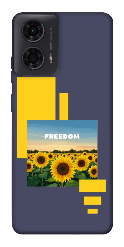 Чехол Квітуча свобода для Motorola Moto G04
