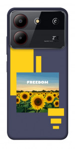 Чехол Квітуча свобода для ZTE Blade A54 4G