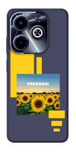 Чехол Квітуча свобода для Infinix Hot 40i