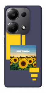 Чохол Квітуча свобода для Xiaomi Redmi Note 13 Pro 5G