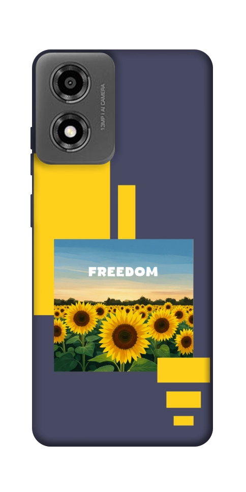 Чохол Квітуча свобода для Motorola Moto E14