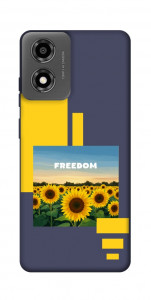 Чохол Квітуча свобода для Motorola Moto E14