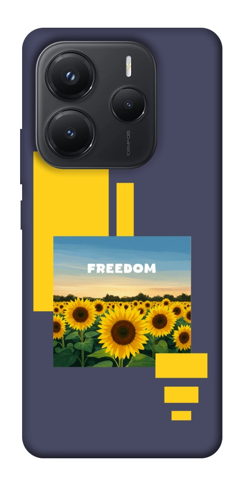 Чохол Квітуча свобода для Xiaomi Redmi Note 14 5G