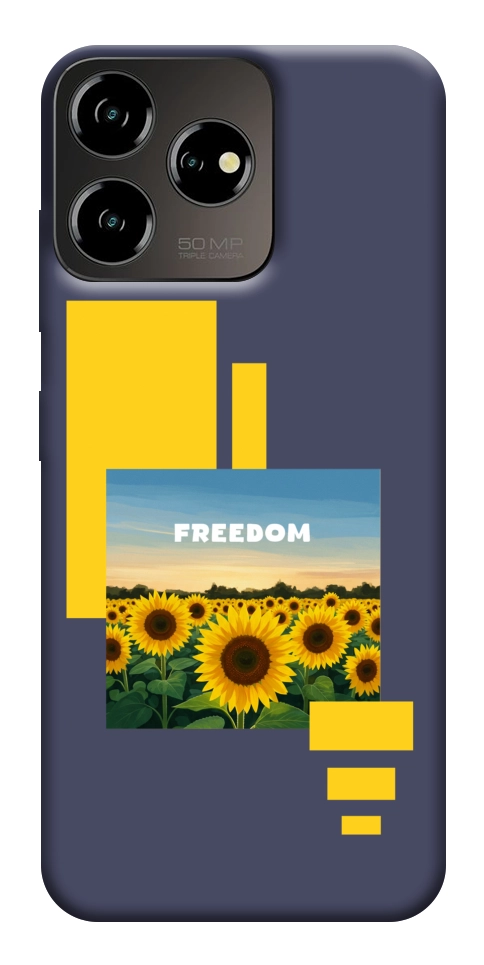 Чехол Квітуча свобода для ZTE Blade V50 Design 4G