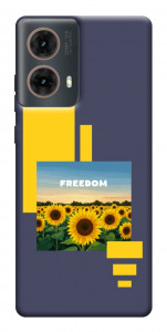Чохол Квітуча свобода для Motorola Moto G85