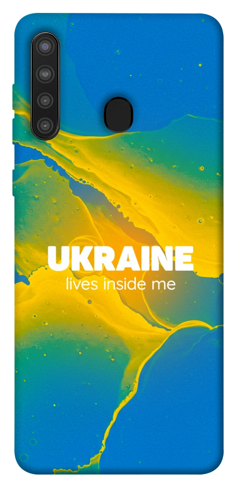 Чехол Україно в мені для Galaxy A21