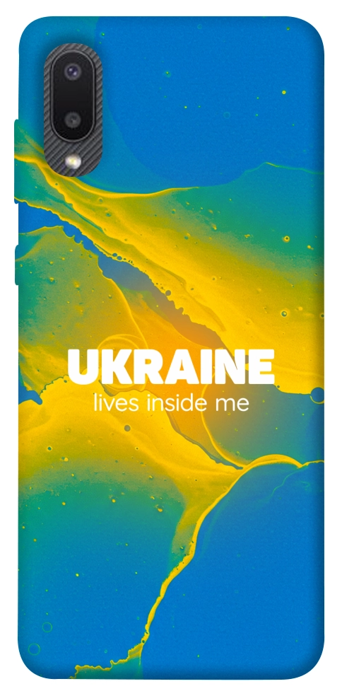 Чехол Україно в мені для Galaxy A02