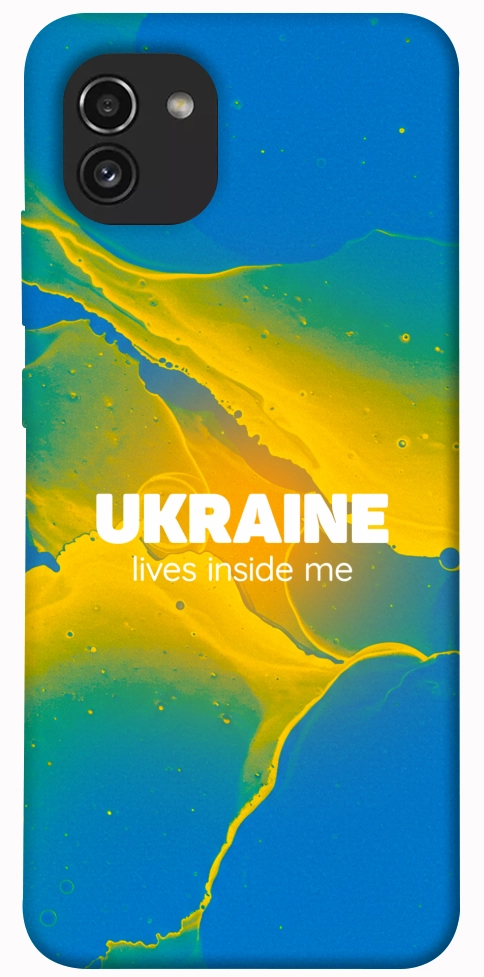 Чехол Україно в мені для Galaxy A03