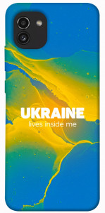 Чехол Україно в мені для Galaxy A03
