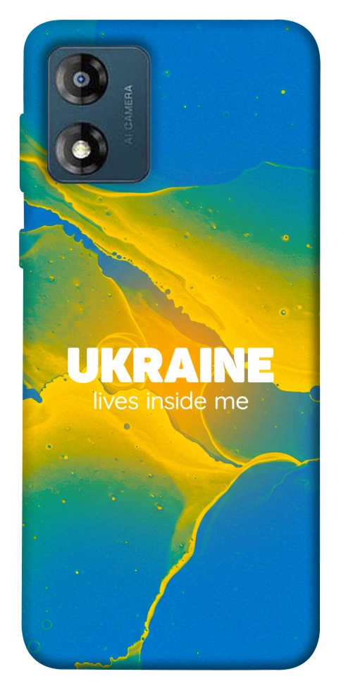 Чехол Україно в мені для Motorola Moto E13