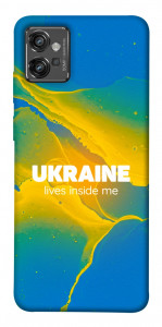 Чохол Україно в мені для Motorola Moto G32