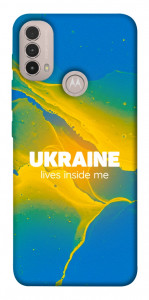 Чехол Україно в мені для Motorola Moto E30