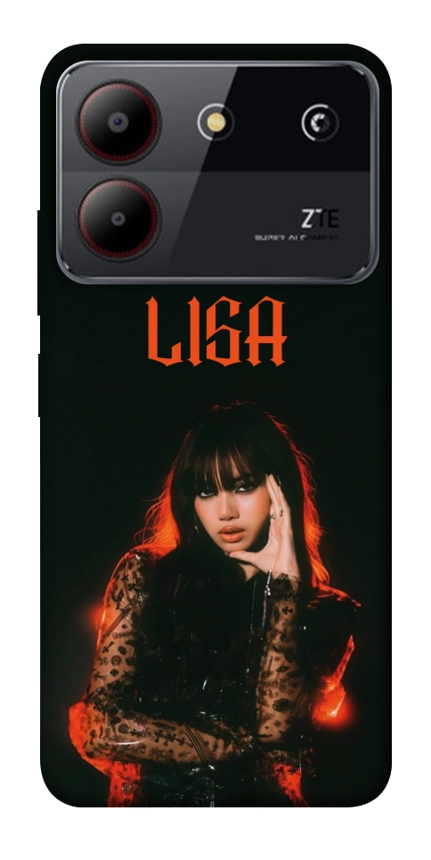 Чехол Blackpink Lisa для ZTE Blade A54 4G
