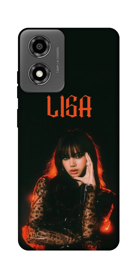 Чохол Blackpink Lisa для Motorola Moto E14