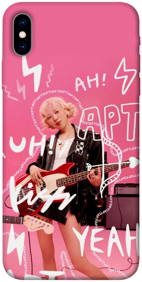 Чехол Blackpink Rose APT для iPhone X