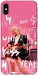 Чехол Blackpink Rose APT для iPhone X