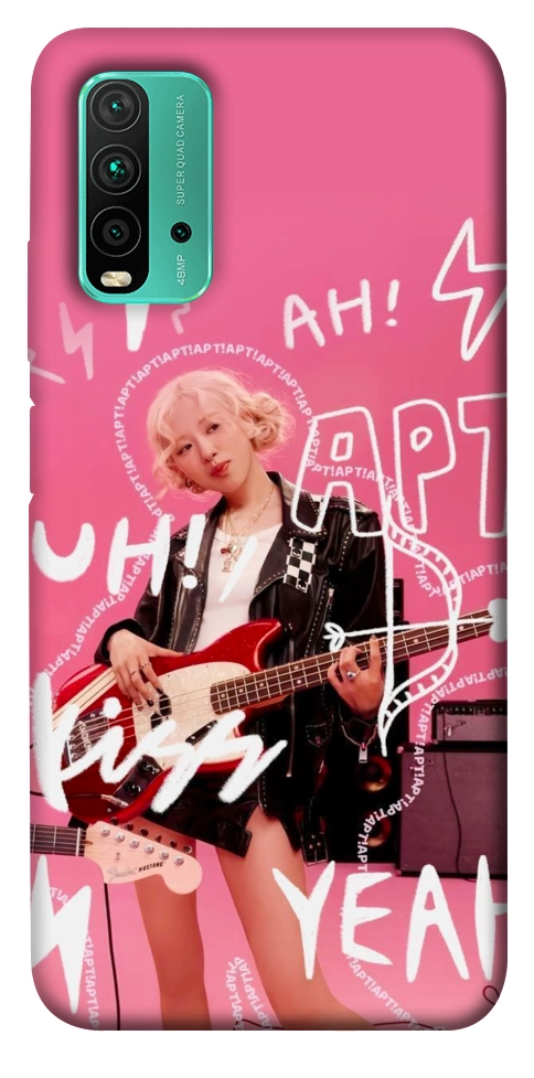 Чехол Blackpink Rose APT для Xiaomi Redmi Note 9 4G
