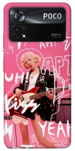 Чехол Blackpink Rose APT для Xiaomi Poco X4 Pro