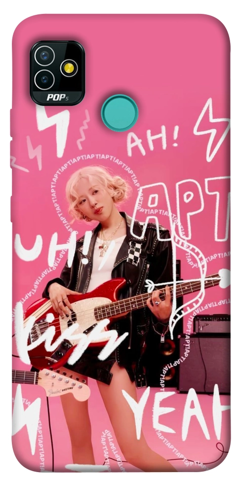 Чехол Blackpink Rose APT для TECNO Pop 5