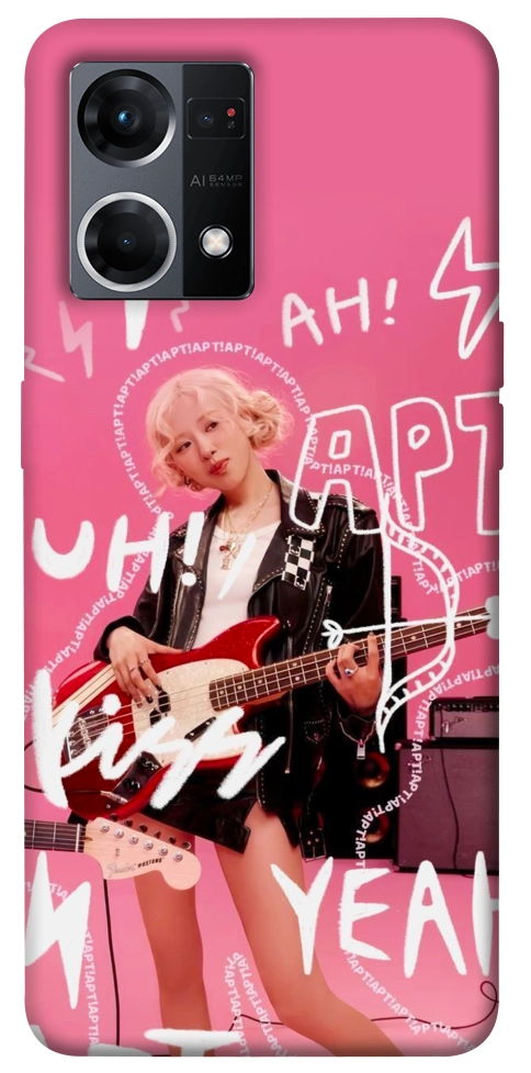 Чохол Blackpink Rose APT для Oppo Reno 7 4G