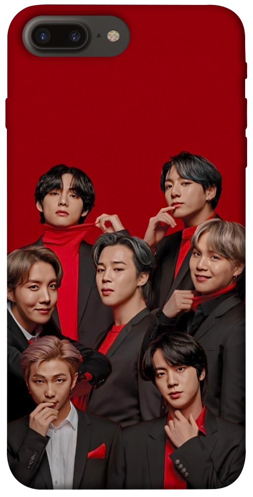 Чехол BTS in red для iPhone 7 Plus