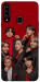 Чехол BTS in red для Galaxy A20s (2019)