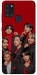 Чехол BTS in red для Galaxy A21s (2020)
